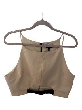NWT Topshop Cream Crop Top
With Black Elastic